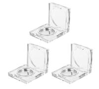 Boîte de Sous-traitance Cosmétique Vide Transparente Carrée, Lot de 6