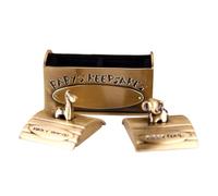Boîte de souvenirs dentaire - 2.44x1.38x1,85 pouces Conception animale adorable pour les, velours avec fonction de stockage de mémoire, élégant étain pour les bébés filles cadeau d'anniversair