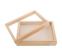 Boîte de Spécimen Entomologique en Bois, Couvercle Transparent 21x14,5x6cm | Rangement Multifonction, Protection des Spécimens, Visibilité Optimale, Présentation DIY pour Taxidermie et Entomologie