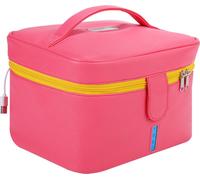 Boîte de stérilisation UV portable Vêtements de bébé Masque de biberon Jouet USB-chargé Sac de nettoyage désinfectant pour les voyages à l'hôtel à la maison en plein air, grand, rose