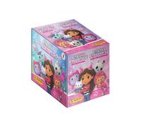 Boîte de stickers Panini Gabby's Dollhouse 36 packs (5 autocollants) 180 autocollants Album 32 pages Poster Turquoise