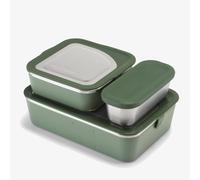 Klean Kanteen Boîtes repas Rise 1010629 – Lot 3 inoxydable anti-fuite 1626 ml – spray de mer / Thyme