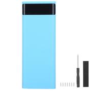 BoîTe De Stockage De Batterie LéGèRe 8x18650, Accessoire De Levage De Banque D'alimentation Portable, Bricolage, Bleu