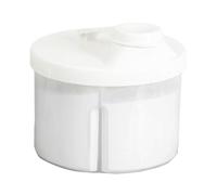 Boîte de stockage de formules - Distributeur de lait pour bébé, support de collation rotatif, récipient de formule | Boîte portative de nouilles de céréales à 4 sections, organisateur de voyage, récip