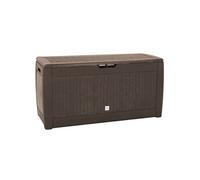 Boîte de stockage de jardin Marron 119x48x60 cm Polypropylène 152196