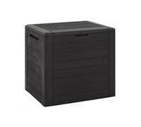 vidaXL Boîte de stockage de jardin Marron 58,5x46x55 cm Polypropylène 152194