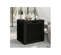 vidaXL Boîte de stockage de jardin Noir 55,5x43x53 cm Polypropylène