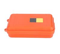 Boîte de Stockage de Survie étanche en Plastique Antichoc Boîte de Scellage à L'épreuve de La Pression Boîte de Rangement pour équipement de Survie pour L'activité en Plein Air(Orange-L)