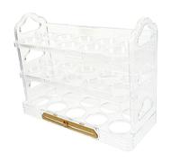 Boîte De Stockage D'oeufs Casier à Oeufs Organisateur D'oeufs à Rabat Plateau à Oeufs Flip Réfrigérateur Bacs De Rangement Pour Mini-réfrigérateur Pp Distributeur Capacité