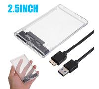 boîte de stockage externe pour données, boîtier de 2.5 pouces pour disque dur HDD/SSD, caddie, USB 3.0 SATA lll, jeu de puces JMS578