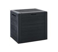 Boîte de stockage jardin Anthracite 58,5x46x55 cm Polypropylène