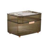 Boite de Stockage pour Routeur WiFi, Boite Rangement Routeur Internet, Boîte de Rangement pour Câble, Etagere pour Decodeur TV, Multicouche Étagere Murale Rangement Dec(Size:31.5×21.5×20 cm,Color:UNE)