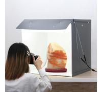 Boîte De Studio Photo 5500k, Tente De Prise De Vue De Boîte Lumineuse De Photographie Pliable Portable 33/40/60 Cm, Boîte Lumineuse Photo Professionnelle avec 2 Bandes Lum, One Color, F30