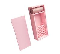 Boîte de support anti-adhésive pour amidon de maïs pour outils en argile avec couvercle et brosse pour garder bien rangé l'amidon pour bijoux