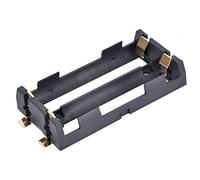 Boîte de support de batterie, support 18650, 2 pièces 2 boîtes de support de batterie étui de rangement pour SMD 18650 bricolage alimentation de charge