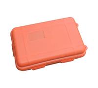 Boîte de survie portable d'extérieur - Boîtier étanche et antichoc pour camping, randonnée et navigation de plaisance, orange., XL