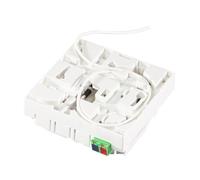 Boîte de terminaison optique FTTH - Logilink - 40 m - Beige - Rond - Montage mural ou sur rail DIN - Connecteurs LC-APC