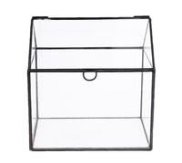 Boîte De Terrarium Géométrique En Verre Irrégulier, Plateau De Table, Plante À Air Succulente, Fern Mousse, Jardinière