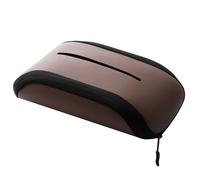 Boîte de tissu de voiture, porte-mouchoirs de voiture - DISPENSEUR DE RETOUR EN PU,DISPENSEUR DE TILSUE AUTOMATIQUE Intérieur Porte-serviettes Conteneur pour Home Room Accoudoir Solveur