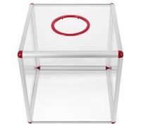 Boîte de Tombola Transparente en Acrylique pour Fêtes, Tirage Visible | Méthode Équitable, Assemblage Facile, Format Compact, Usage Anniversaire et Soirée, Aluminium