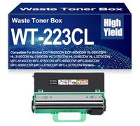 Boîte de toner usagé WT-223CL WT-220CL Compatible pour Brother MFC-9140CDN MFC-9150CDN MFC-9330CDW MFC-9340CDW MFC-9350CDWI MFC-L3750CDW MFC-L3770CDW DCP-9020CDN DCP-9030CDN,WT 223CL Black-1PC