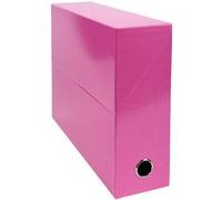 Exacompta Boîte Transfert Iderama Papier A4 Dos 90 mm Rose