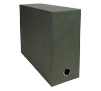Exacompta Boîte transfert Économique 83143E – Dos 120 mm, œillet métal, A4, vert foncé