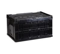 Boîte de transport caisse empilable 60 litres 4 pièces boîte de rangement
