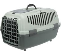 Boîte de transport Capri 37 × 34 × 55 cm anthracite/vert-gris