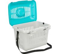 TRIXIE Box de transport - Midi-Capri 44 × 33 × 32 cm- Ouverture frontale - Fentes de ventilation - Poignée - Poids max 11 Kg