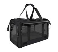 Boîte de transport pour chat - Boîte de transport pour chat jusqu'à 9 kg - Sac de voyage respirant - Petite boîte de transport - Pour l'extérieur, l'aventure, le camping, l'hôpital, l'avion, la