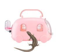 Boîte de transport pour hamster - 26,9 x 15,7 x 19,8 cm - Mignon et | Boîte de transport de voyage pour hamster, voyage, visite vétérinaire, parc, gerbille, furet, hérisson, souris