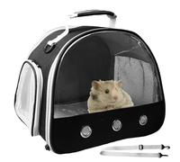 Boîte de transport pour hamster, 30 x 25 x 25 cm, sac de transport pliable pour chat, chien, petit animal, avec ouverture latérale, sac de transport pliable pour chat, chien, lapin, hamster