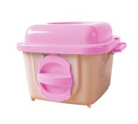 Boîte De Transport Pour Hamster, Design Polyvalent, Bleu, Rose, Sac De Transport Pour Maison De Hamster, Cage Portable Pour Animaux De Compagnie, Construction Légère, Pour Furet, Visite Vétérinaire, S