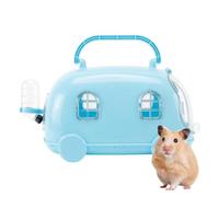 Boîte de transport pour hamster - Design portable et respirant avec grande | Sac de transport pour hamster, voyage, visite vétérinaire, parc, gerbille, furet, hérisson, souris