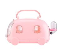 Boîte de transport pour hamster en forme de voiture | Boîte de transport pour petits animaux - Pour la maison, le voyage, le vétérinaire, le parc, les gerbilles, les furets
