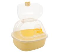 Boîte de Transport pour Hamster, Maison Portable Transparente, Jaune PP | Petit Animal, Usage Voyage et Extérieur, Design Moderne Chic, Habitat Cosy, Style Attractif
