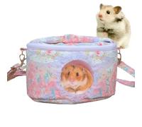 Boîte de transport pour hamster - Tragbarer Reisekäfig pour hamster, Wasserdichte Leichte Robuste Transportbox Mit Verstellbarem Schultergurt Für Chinchilla Igel Hase