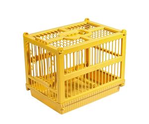Boîte de Transport pour volière - Cage de Transport pour Oiseaux avec perchoir, enclos de Voyage pour Petits Animaux de Compagnie, logement ailé, kit de mobilité extérieur et intérieur | Cage à