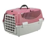Boîte De Transport - Trixie - Capri 1 - Gris Clair - Vieux Rose - Pour Chat