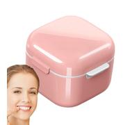 Boîte de trempage orthodontique - Récipient de nettoyage ventilé, couvercle anti-fuite, matériau ABS durable | Organisateur en déplacement pour appareils de rétention, aligneurs transparents, plateaux