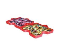 Boîte de tri pour puzzle - Clementoni - Multicolore - 6 compartiments de rangement en forme de pièce de puzzle