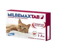BOITE DE VERMIFUGE À LARGE SPECTRE POUR GRANDS CHATS : POIDS ENTRE 2 ET 12KG