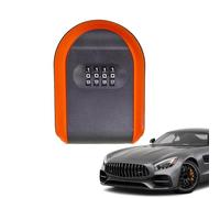 Boîte de verrouillage avec dos magnétique - Secure Key Hider Vault, Storage sûr en plein air | Porte-clés imperméable à robuste, boîte magnétique discrète pour la maison de garage de la maison de prot