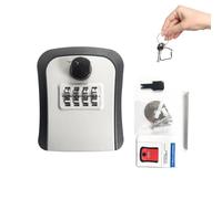 Boîte de verrouillage de rangement pour clés, boîte de verrouillage murale - Combinaison à 4 chiffres - Clé haute - DA, Key Safe St - Rége, un atelier pour cacher les clés - Verrouillage