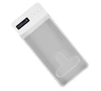 Boîte de verrouillage de téléphone avec minuterie, prison téléphonique, boîte de verrouillage de téléphone portable pour contrôle de temps d'écran, compatible avec la plupart des smartphones (blanc)