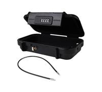 Boîte De Verrouillage De Voyage - Étui De Sécurité Portable Avec Mot De Passe À Quatre Chiffres, Chaîne Amovible, Étui Antivol Compact Étanche, Mini Coffre-fort De Voyage | Pour La Protection Des