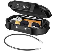 Boîte de verrouillage étanche, boîtes de sécurité portables à combinaison à 4 chiffres avec câble amovible, petite boîte de sécurité antivol, étui à argent liquide à code réinitialisable, cache-clés