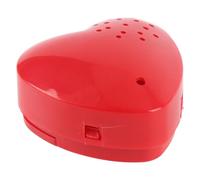 Boîte de Vibrations du Cœur Rouge pour Animaux en Peluche, Vibration de 5 Minutes, Design Original, Boîte Sécurisée, Joyeuse et Vibrante pour Jouet en Peluche