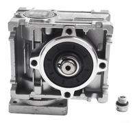 Boîte de vitesses à vis sans fin NMRV030 de 14 mm compatible avec les moteurs NEMA 23 pour systèmes d'exploitation minière, presses et convoyeurs (rapport de vitesse 5:1)